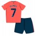 Everton Dwight McNeil #7 Bortedraktsett Barn 2023-24 Korte ermer (+ Korte bukser)